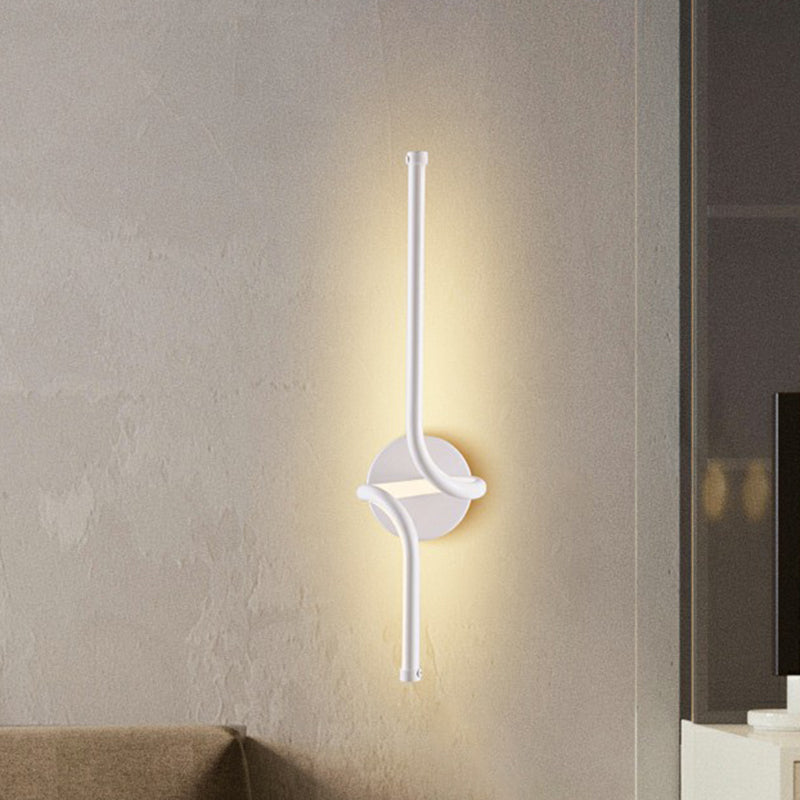 BowLift | Linear Nightstand Wall Lighting Metallic Minimalist Style LED Wall Light