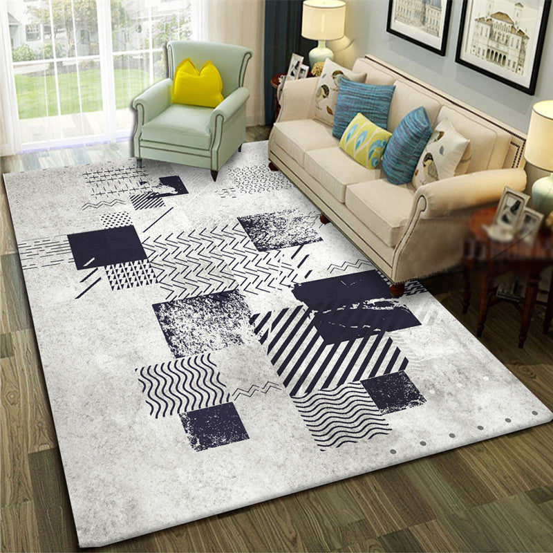 BowLift | Calming Abstract Carpet Multiple Colors Polyester Area Rug Pet-Friendly Easy to Care Indoor Carpet for Living Room