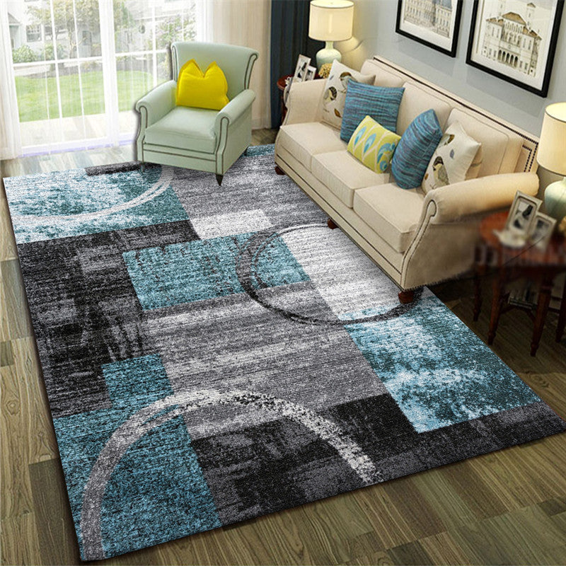 BowLift | Calming Abstract Carpet Multiple Colors Polyester Area Rug Pet-Friendly Easy to Care Indoor Carpet for Living Room