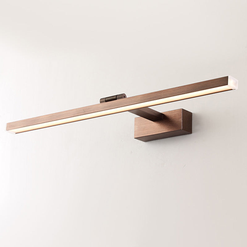 BowLift | Metallic linear makeup mirror lights Simplicity LED adjustable wall light lighting for the bathroom