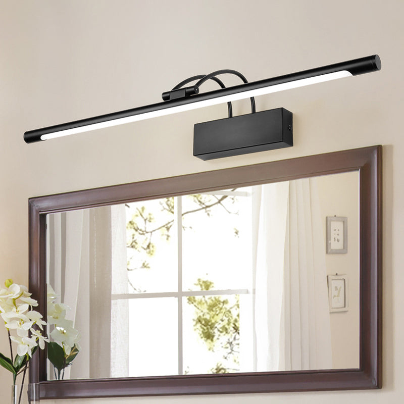 BowLift | Metallic Tubes Rotatable Makeup Vanity Wall Light Simple Style LED Wall Mount Lighting for Bathroom