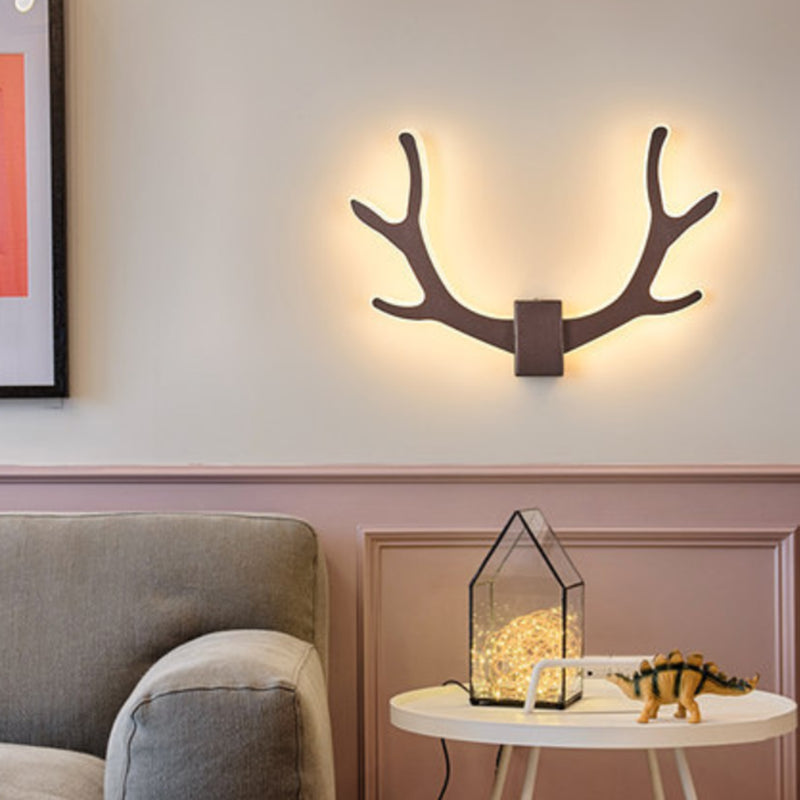 BowLift | Metallic Antler Wall Lamp Artistic LED Wall-Mounted Lighting Unit for Bedroom