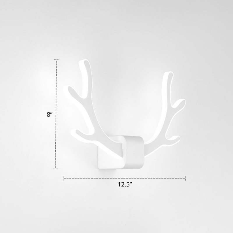 BowLift | Metallic Antler Wall Lamp Artistic LED Wall-Mounted Lighting Unit for Bedroom