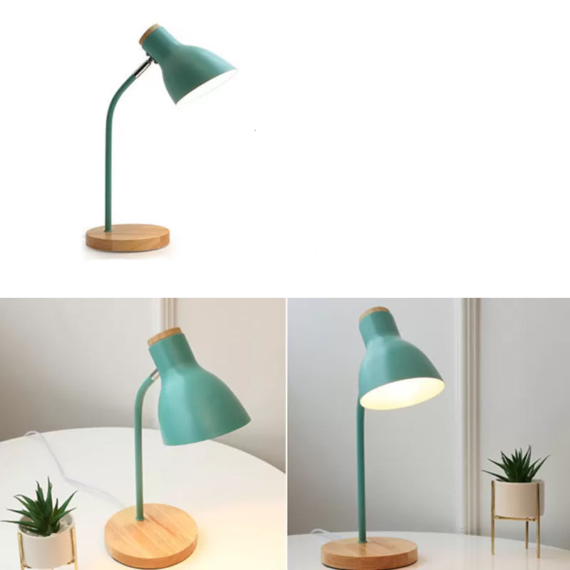 BowLift | Flashlight-shaped swivel table lamp Macaron Metal 1-light night lamp for children's room