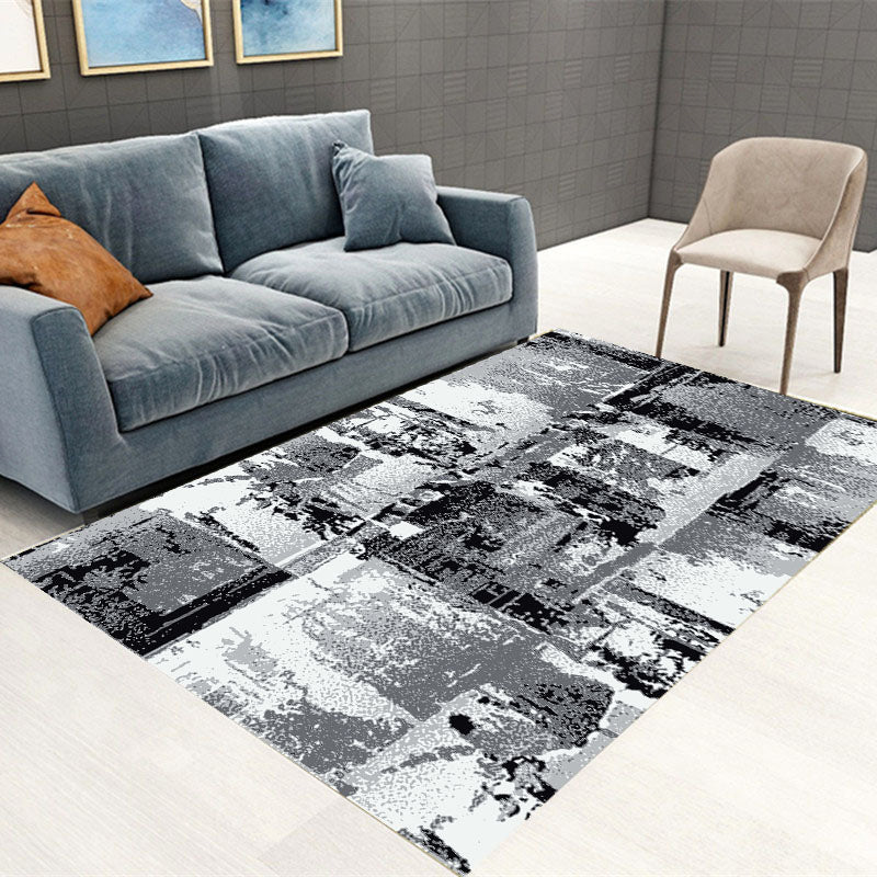 BowLift | Novelty Living Room Rug Multicolored Patterned Area Rug Non-Slip Backing Pet-Friendly Washable Indoor Rug
