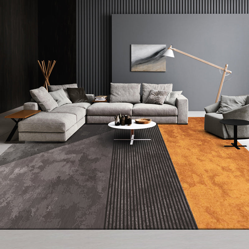 BowLift | Luxurious geometric printed carpet multicolor cotton blend indoor carpet easy to care for pet friendly area rug for living room