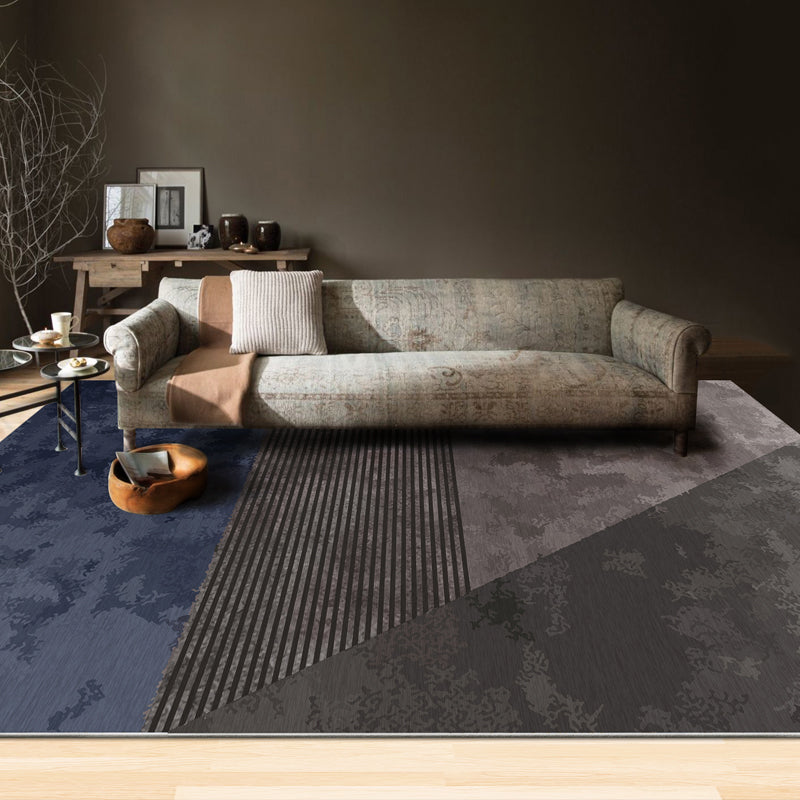 BowLift | Luxurious geometric printed carpet multicolor cotton blend indoor carpet easy to care for pet friendly area rug for living room