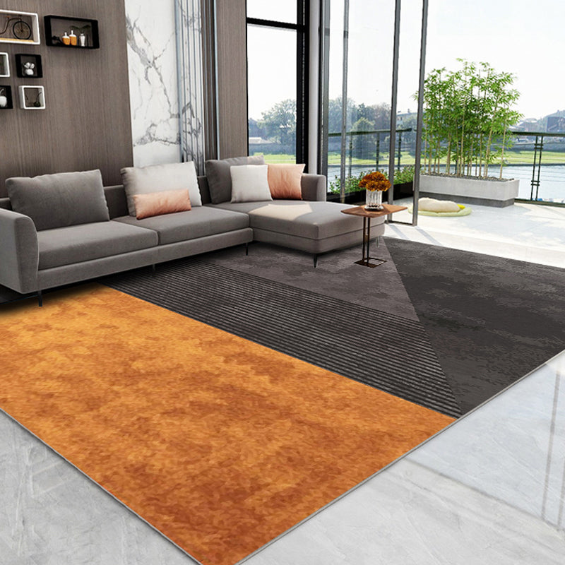 BowLift | Luxurious geometric printed carpet multicolor cotton blend indoor carpet easy to care for pet friendly area rug for living room