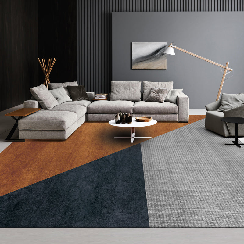 BowLift | Luxurious geometric printed carpet multicolor cotton blend indoor carpet easy to care for pet friendly area rug for living room