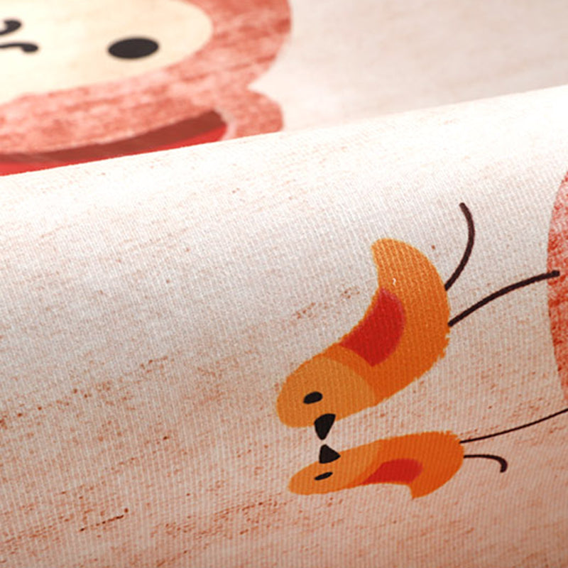 BowLift | Casual Kids Room Rug Multicolor Cartoon Pattern Indoor Rug Cotton Blend Non-Slip Pet Friendly Area Rug