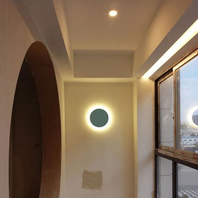BowLift | GlowOrb Minimalistic Round LED Wall Light | Color Variety | Dimmable Light
