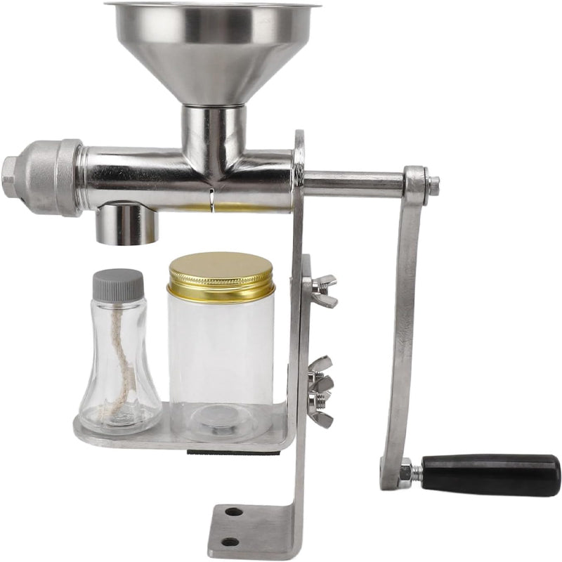 BowLift | Manual Oil Press Machine Household Stainless Steel Oil Extractor Machine for Nut Seed