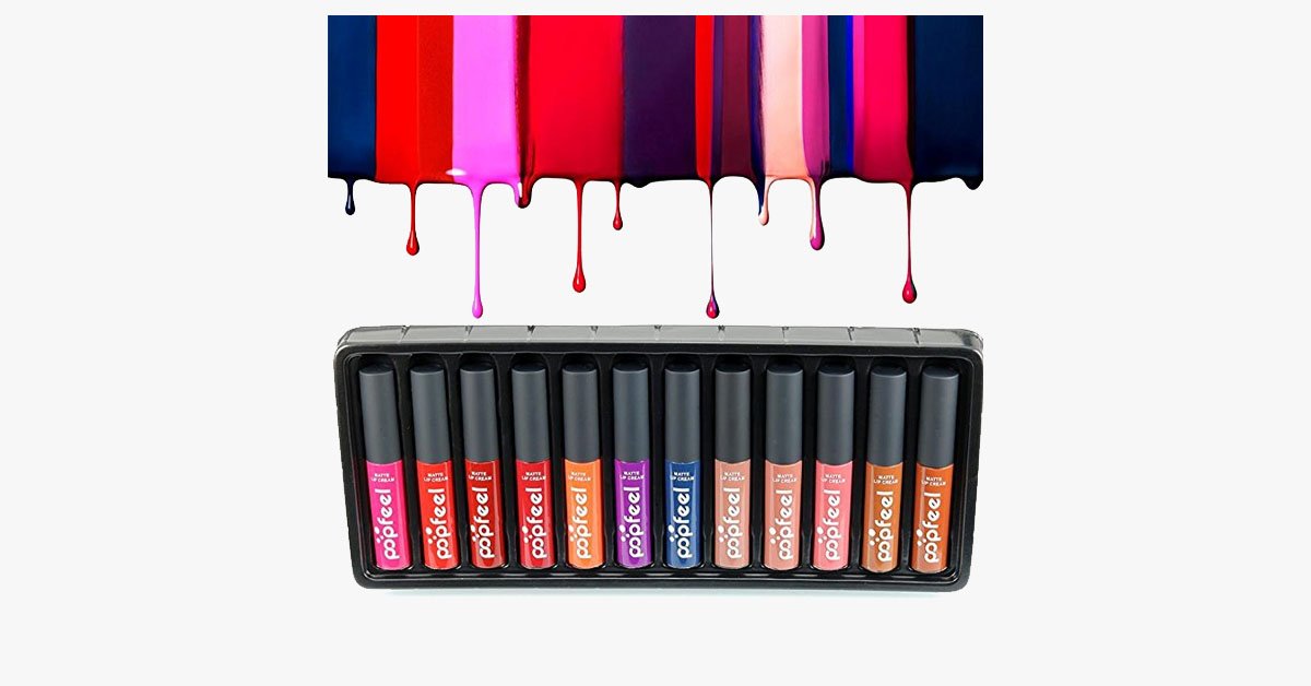 BowLift | Eternal Velvet Matte Lipstick Set with 12 Shades – Your Everyday Look