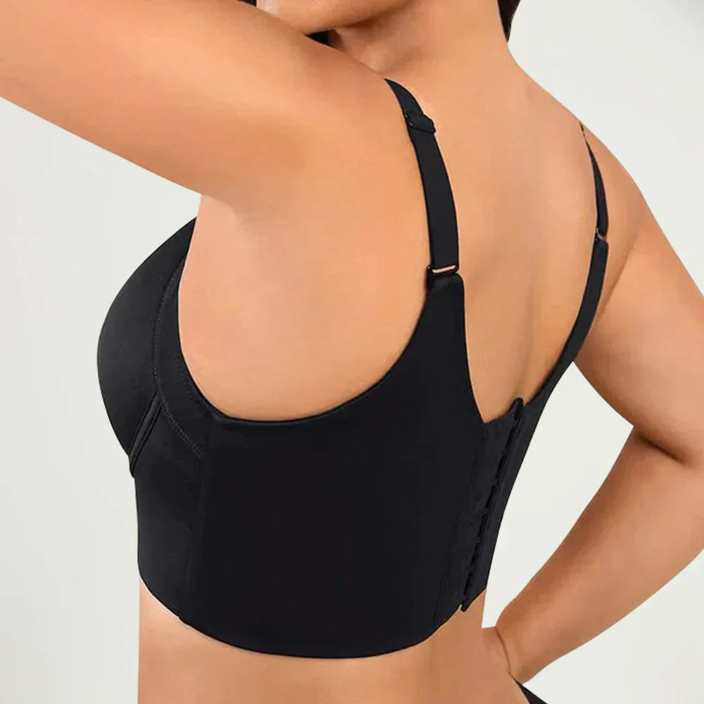 BowLift | Bra shapewear with deep cups – supportive and flattering design – all-day comfort – wall clock