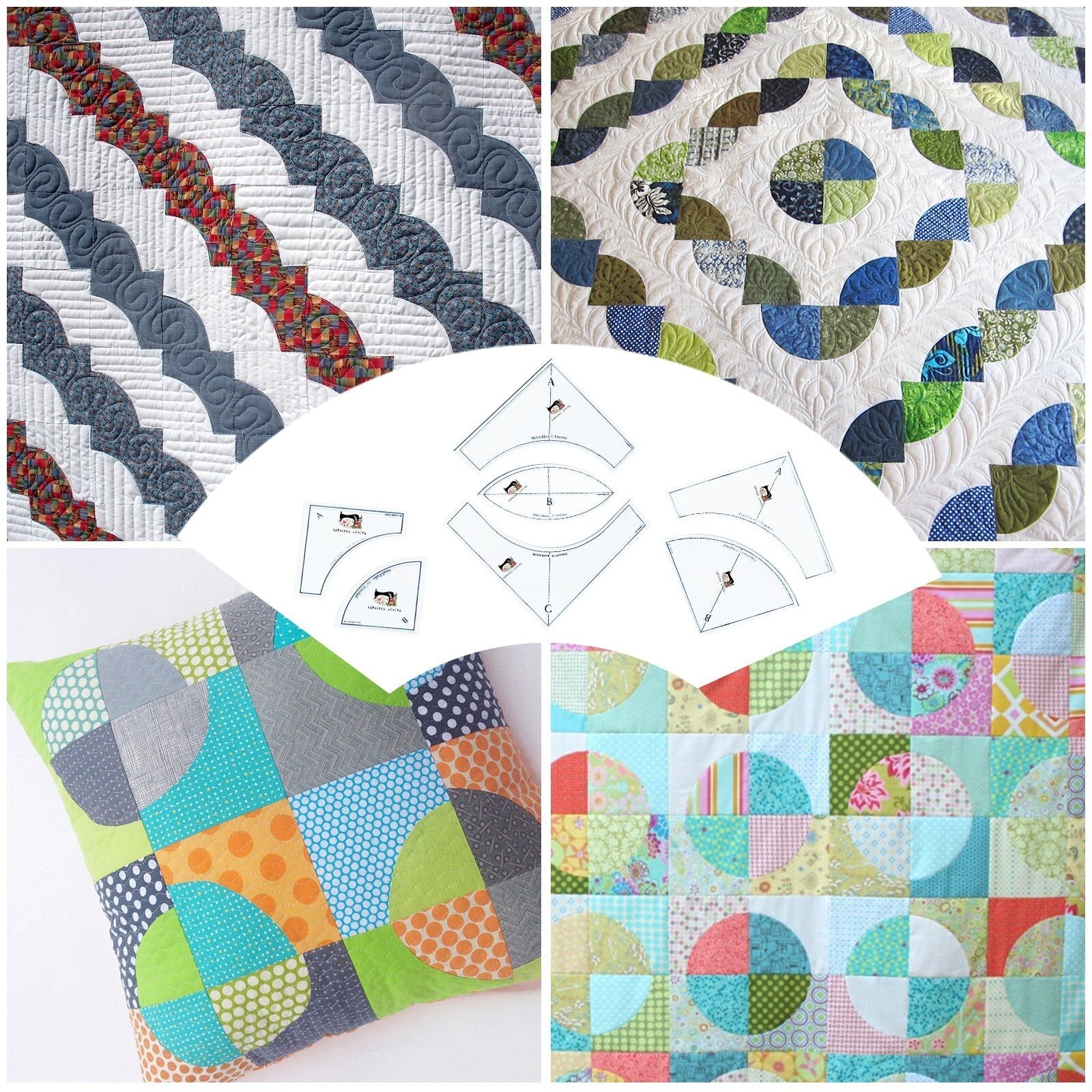 BowLift | Quick Curve Quilt Template Set