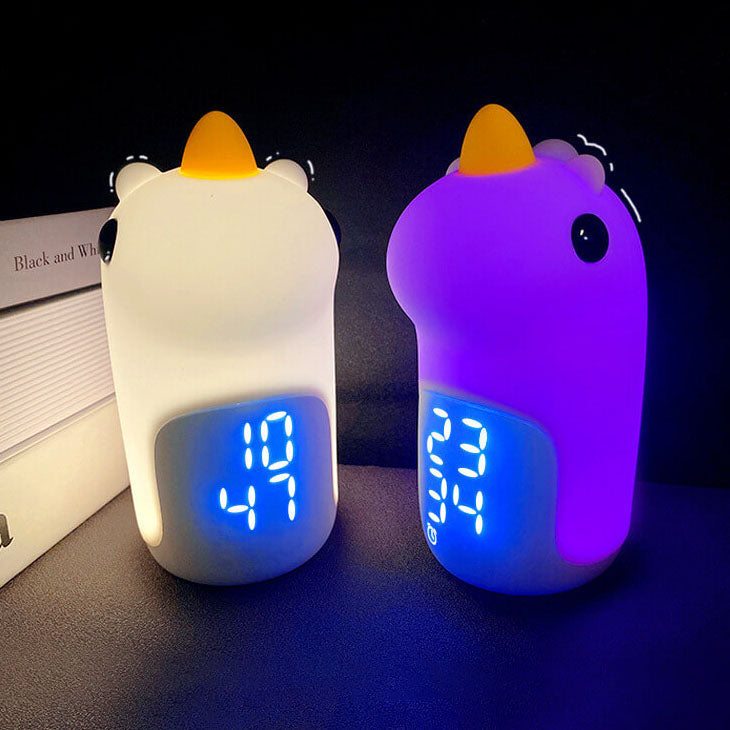 BowLift | Unilora DreamLight Alarm Clock | Unicorn Design | Timer & LED Night Light | Nursery Decor
