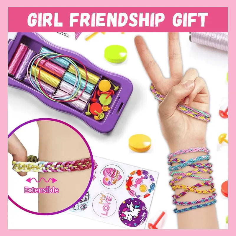 BowLift | Hand rope braided set – Creative bracelet craft set for children