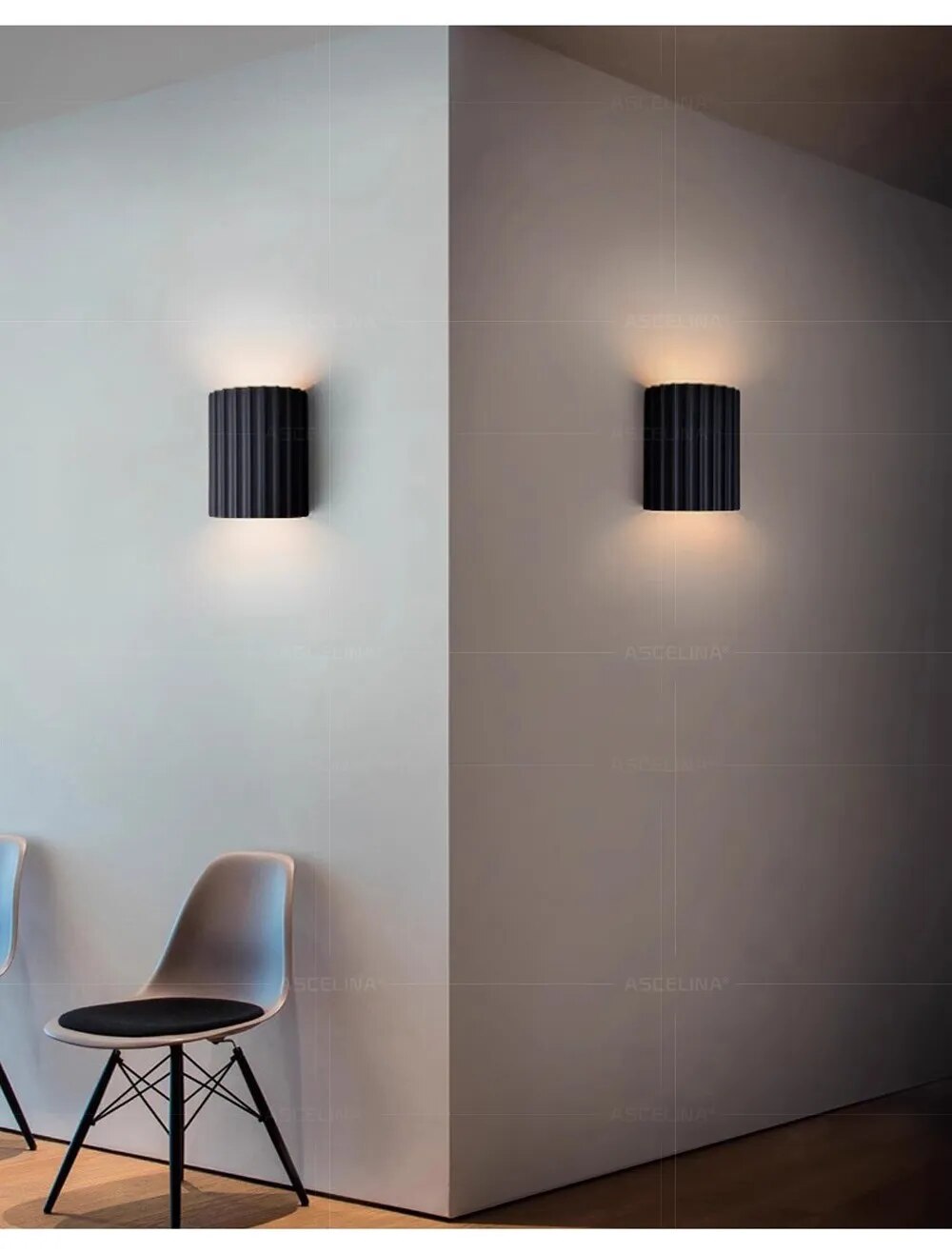 BowLift | WarmthAura | Wall lamp made of resin for a warm atmosphere