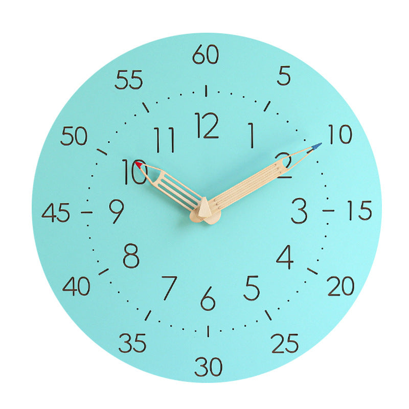 BowLift | Learning Time Children's Room Silent Wall Clock