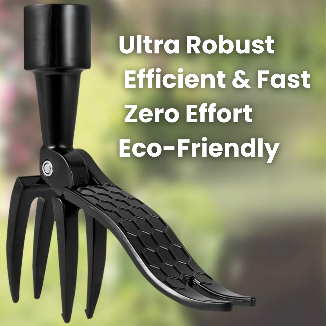 BowLift | Ergonomic Weeding Tool | High-Strength Steel Claws for Effortless Weed Removal in Gardens