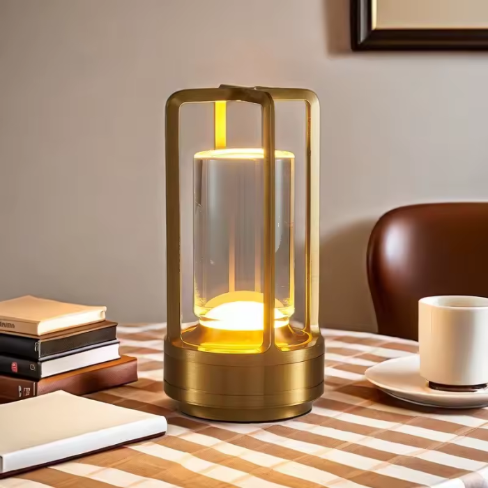 BowLift | Warm LED Cordless Table Lamp – Battery Operated Nordic Design - LED with Touch Control, Suitable for Bedroom, Home, Outdoor - Ideal Night Light