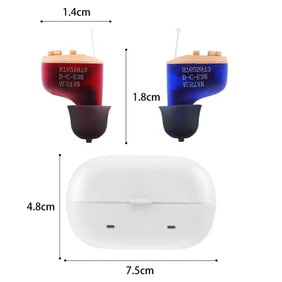 ClarityPro – CIC Rechargeable Hearing Aids (Pair)