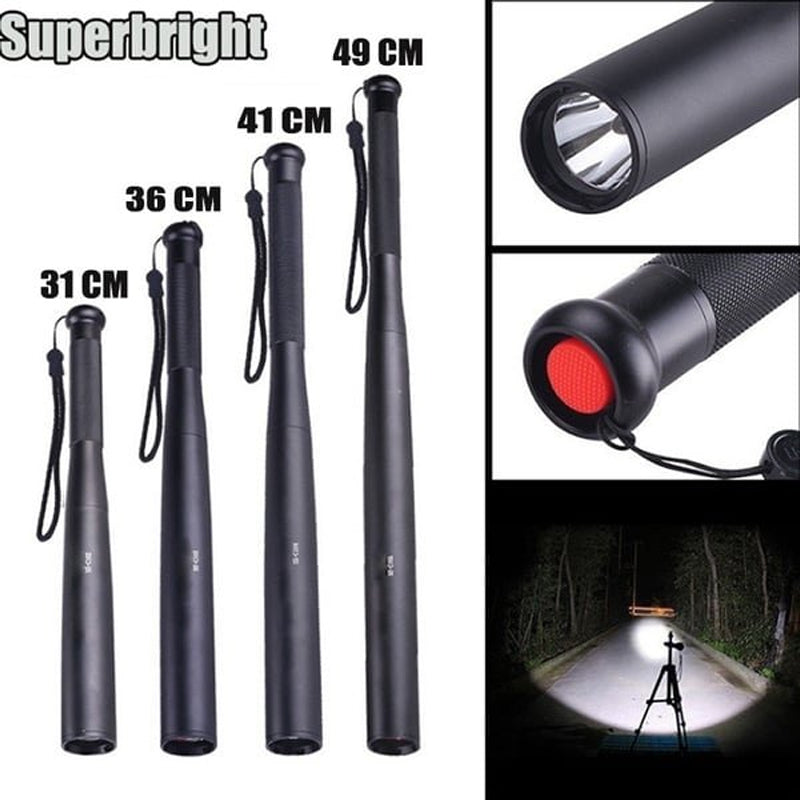 BowLift | Baseball Bat Shaped LED Flashlight | Aluminum Alloy, 3 Lighting Modes | Emergency & Utility Use