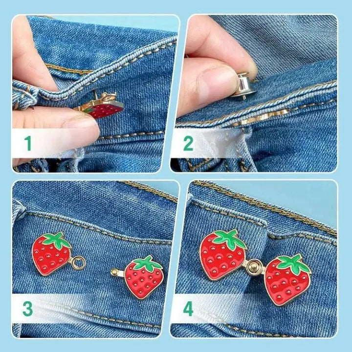 BowLift | 2+2 | Instant waist adjusting buttons (4 pairs)