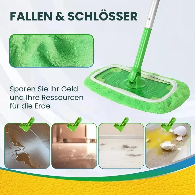 BowLift | 2+2 | Reusable Mops for Swiffer Sweeper