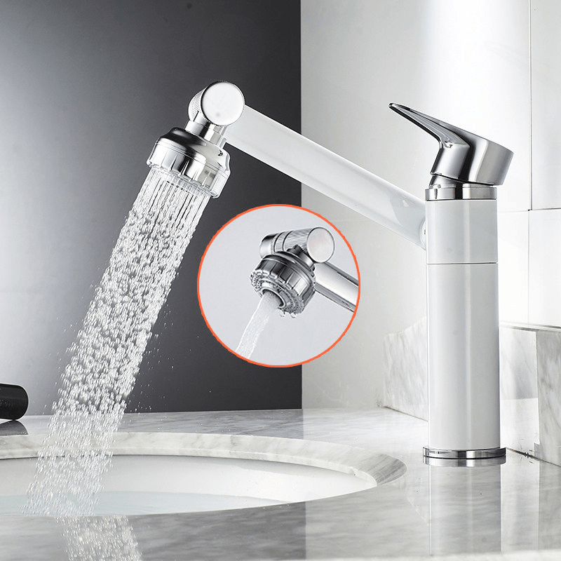BowLift | Flexible 360° tap with spray function for washbasins