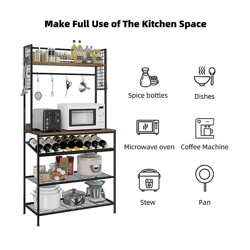 BowLift | Kitchen Wine Bread Racks, Microwave Racks, Kitchen Shelves With Side Hooks, Kitchen Shelves With Storage Space, Wine Racks, Witchen Utility Storage Shelves