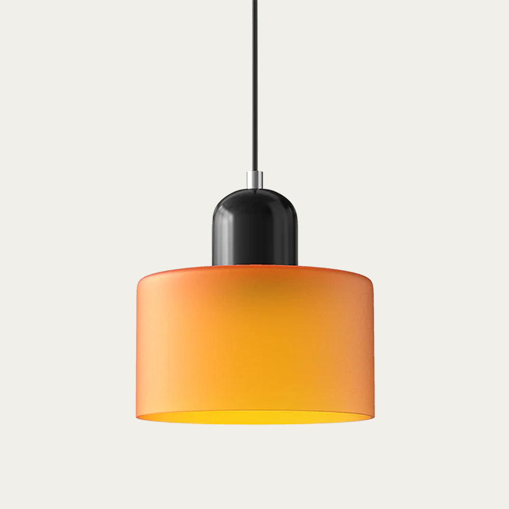 BowLift | Glass light in subtle colors of the kitchen