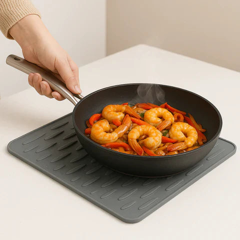BowLift | Heat-Proof Silicone Drying Mat | Fast Drying, Slip-Free & Space-Saving for Kitchen Organization