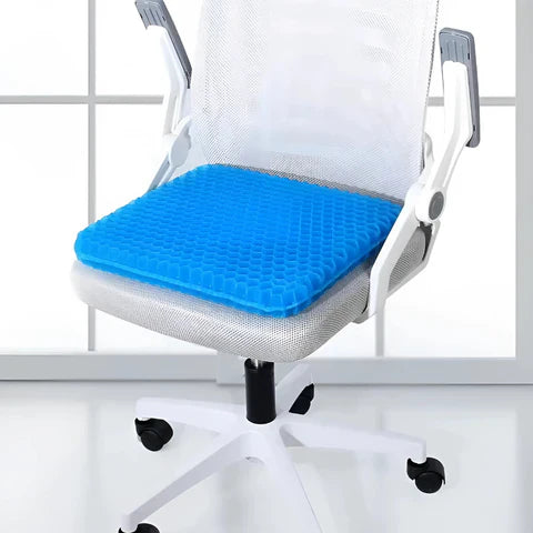 BowLift | Cooling Gel Seat Cushion | Breathable, Flexible & Pain Relief for Office Chairs, Cars, and Home Use