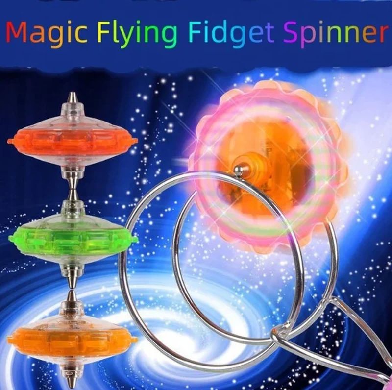 BowLift | Creative LED Light Luminous Fidget Spinner Magnetic Gyro