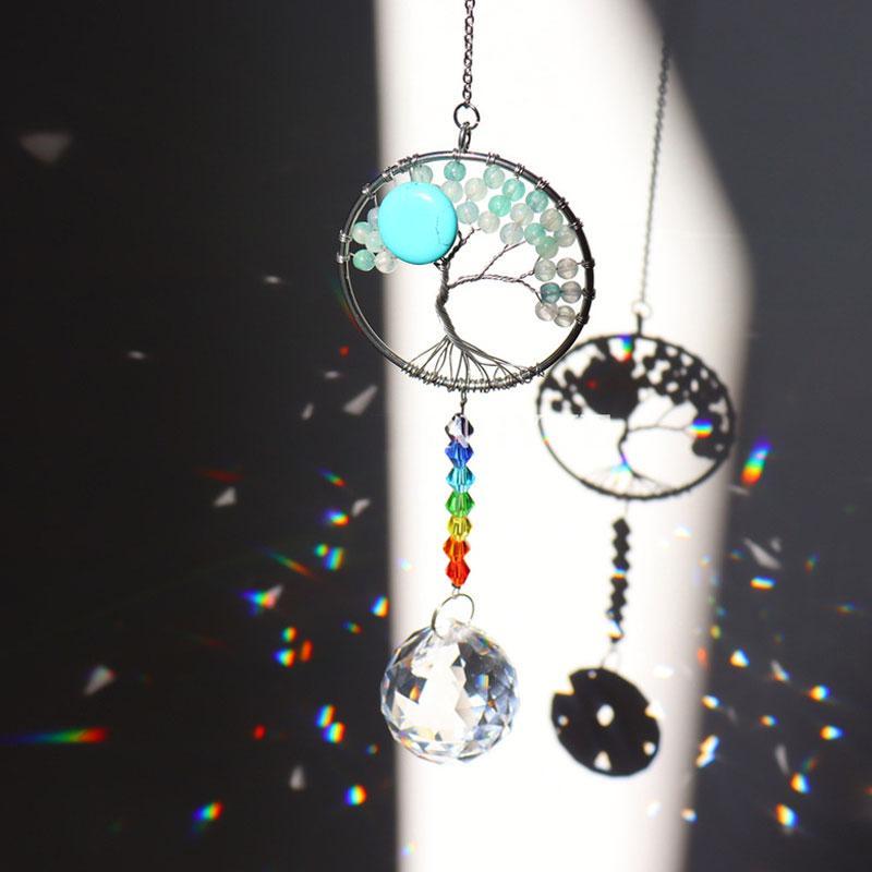 BowLift | Crystal Wind Chime Tree of Life Sun Catcher