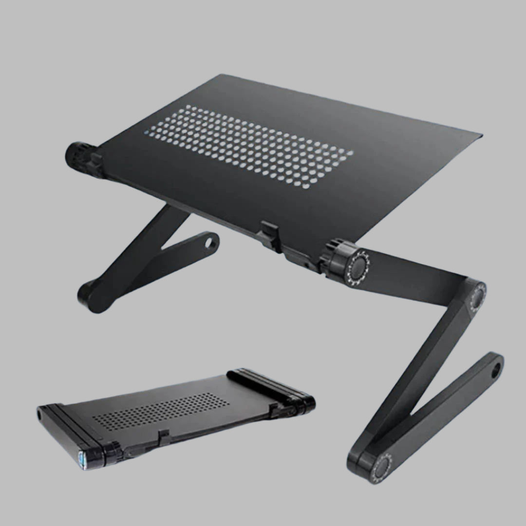 BowLift | Adjustable Laptop Stand for Bed, Couch & Desk - Ergonomic Design with Cooling Function for Comfort and Productivity