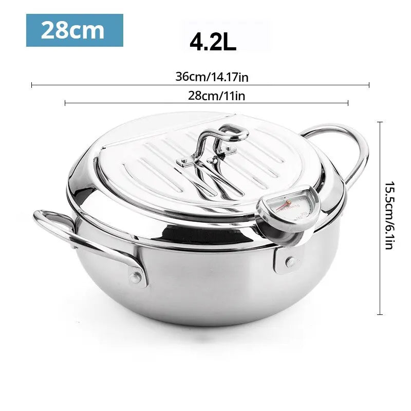 BowLift | Japanese Style Deep Frying Pot