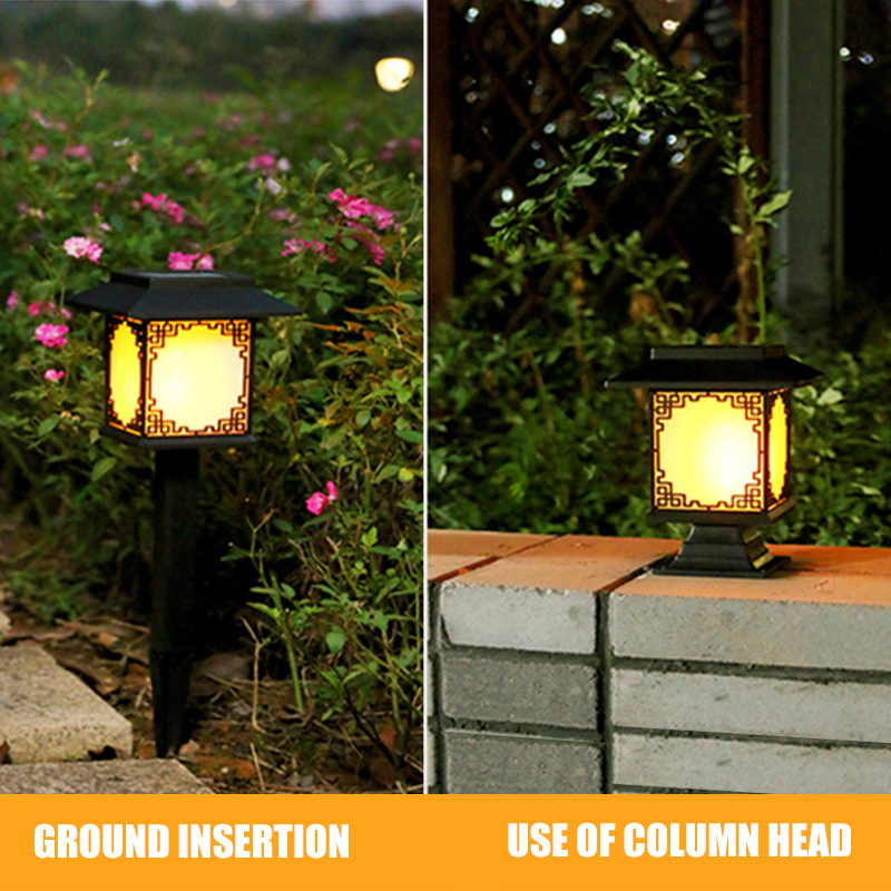 BowLift | Solar LED Garden Lamp – Large Square Lamp with Warm Light and Dual Use