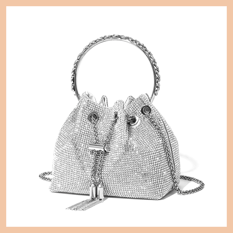 BowLift | Diamond Drawstring Bucket Bag