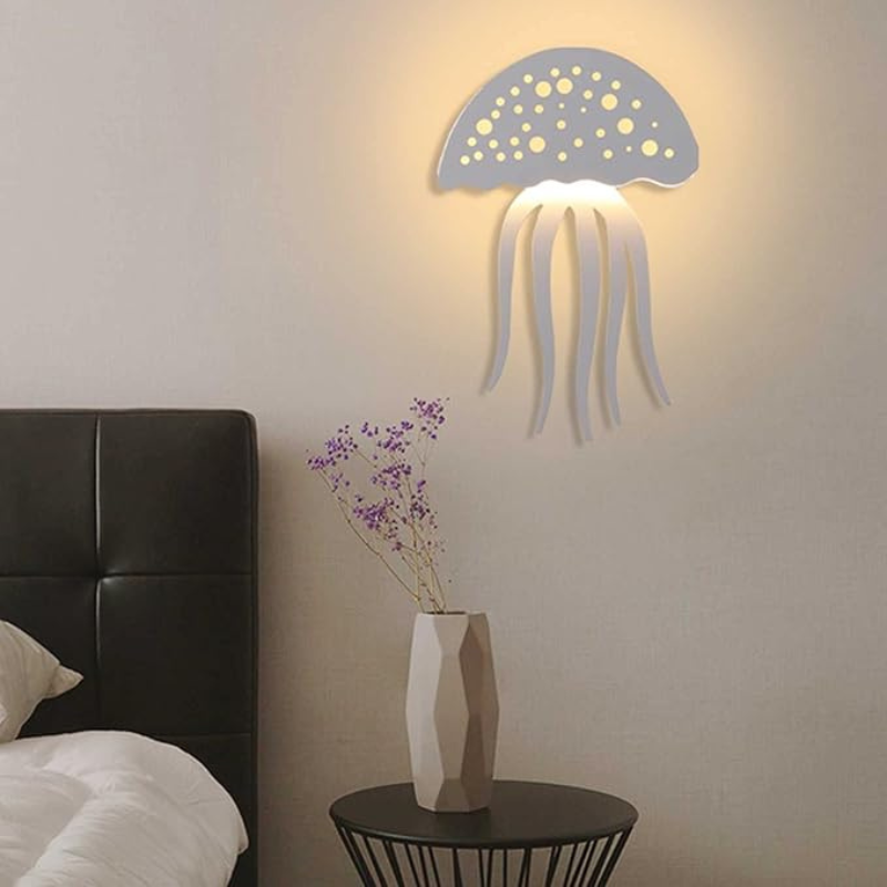 BowLift | QualleGlow | Exclusive LED wall lamp in the shape of a jellyfish
