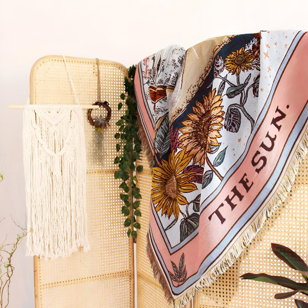 BowLift | Boho Sun Tapestry Blanket