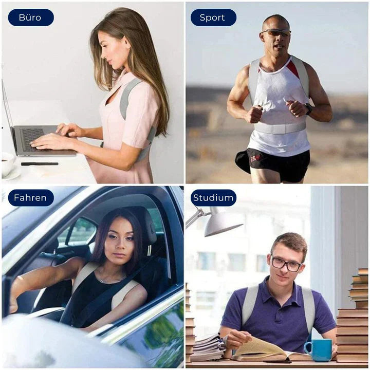 BowLift | Adjustable back support strap | For better posture