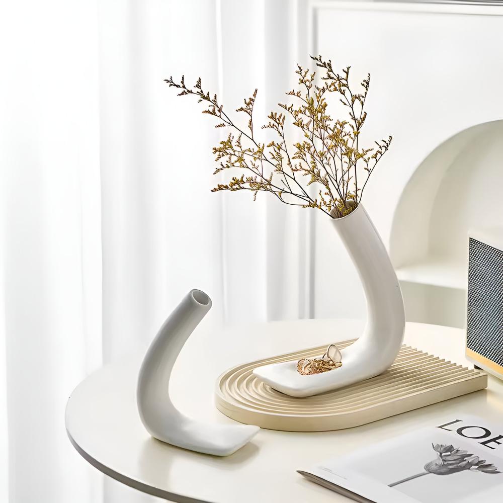 BowLift | Graceful Arch Ceramic Vase Set