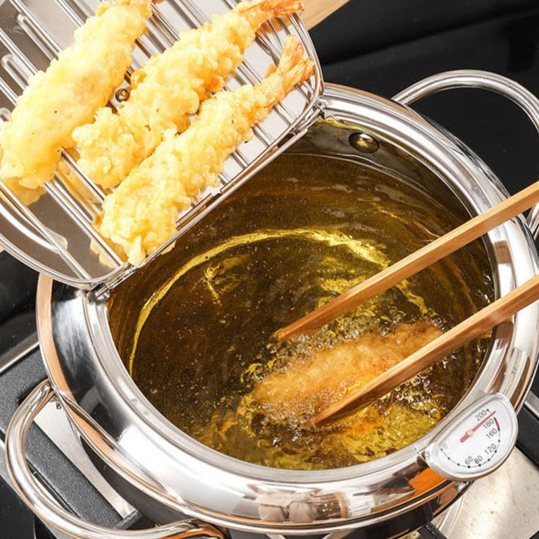BowLift | Japanese Style Deep Frying Pot