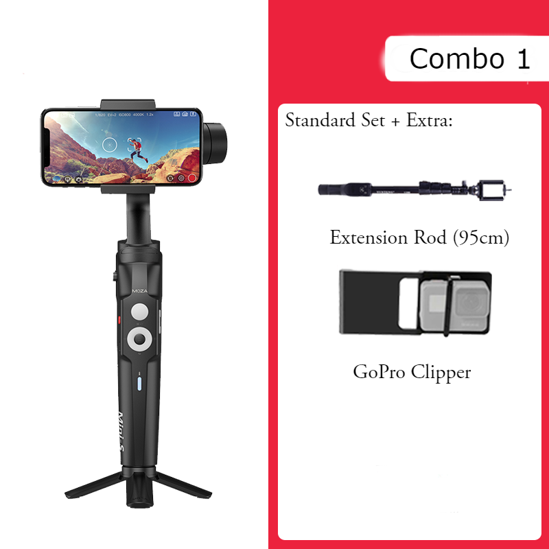 BowLift | Mini Anti-shake Selfie Stick with Folding Storage, Three-axis Stabilization System, Object Tracking, Time-lapse Photography, Suitable for Professional or Daily Photography