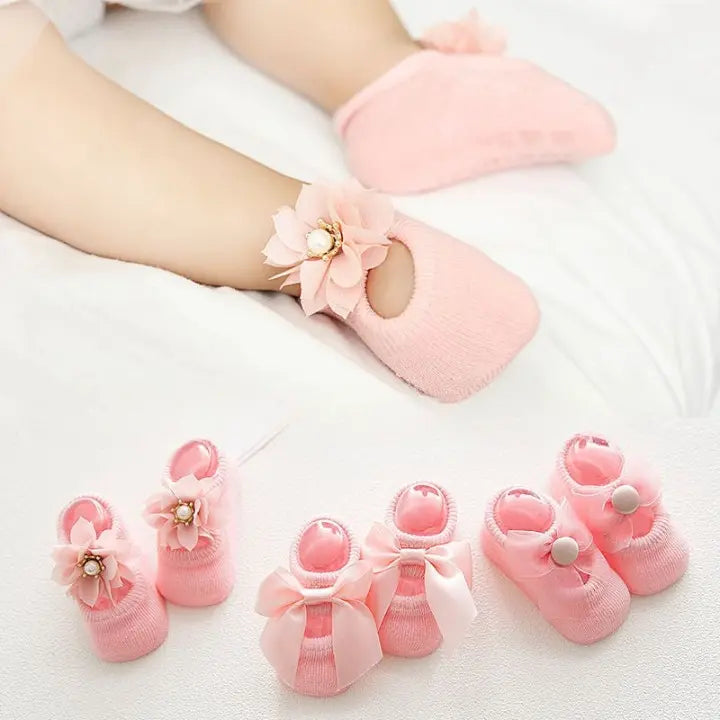 BowLift | 3 Pair Baby Ballet Socks