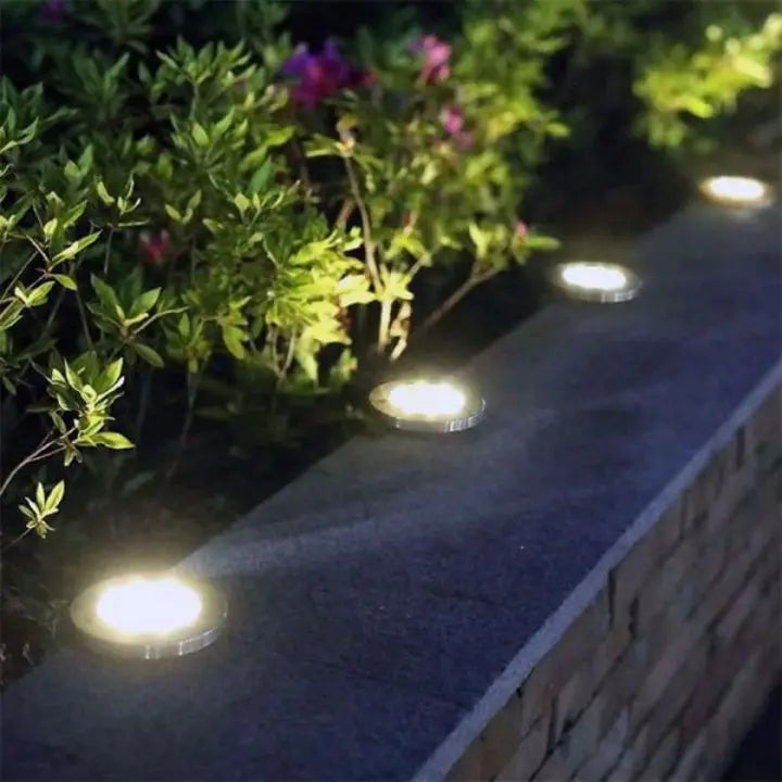 BowLift | 3 Piece Solar Ground Lights – Elegant Outdoor Lighting without Cables