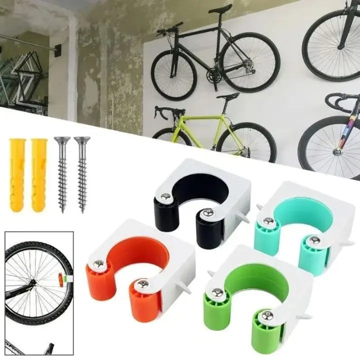 BowLift | 3 Pieces Wall Bike Holder – Space-Saving Storage for All Bikes