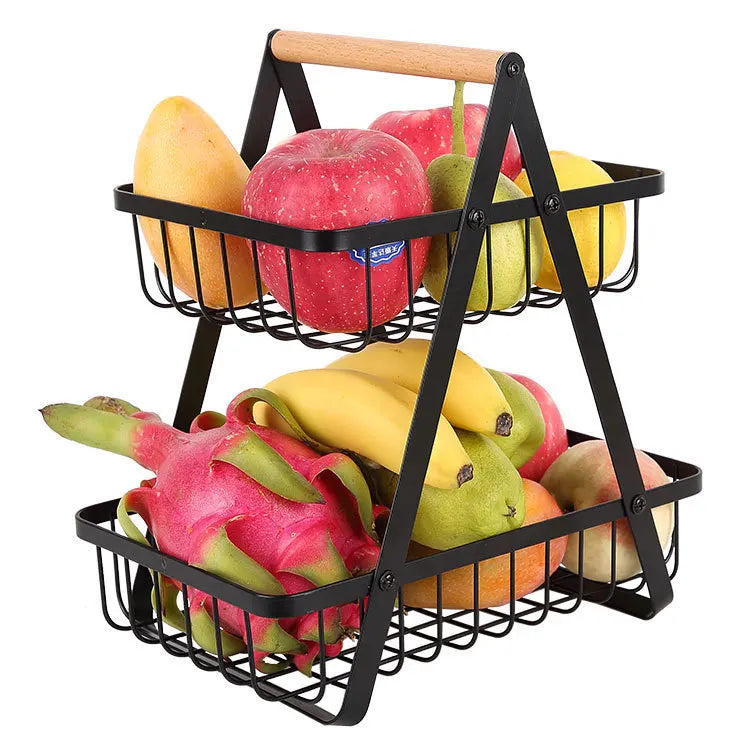 BowLift | 3-Tier Fruit Basket Stand – Space-Saving Kitchen Storage